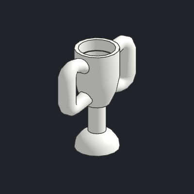 Minifigure, Utensil Trophy Cup Small