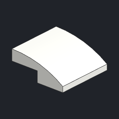 Slope, Curved 2 x 2 x 2/3