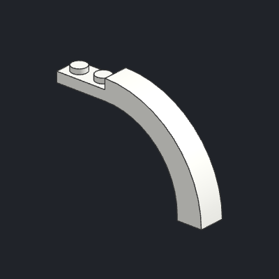 BRICK W. ARCH 1X1X3 1/3 (Needs Work)