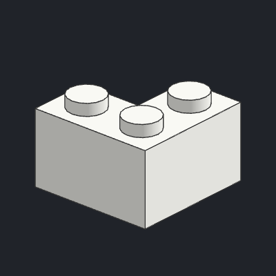 Brick 2 x 2 Corner