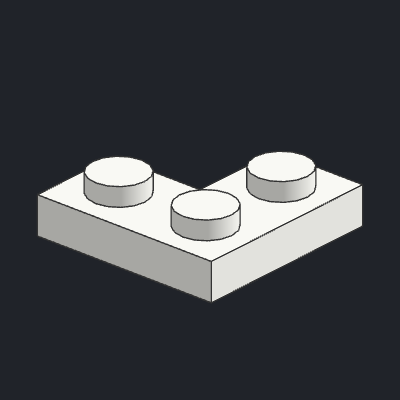 Plate 2 x 2 Corner