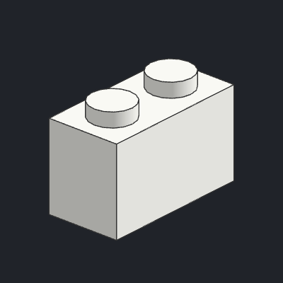 Brick 1 x 2