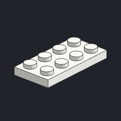 Plate 2 x 4