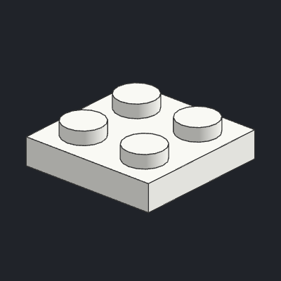Plate 2 x 2