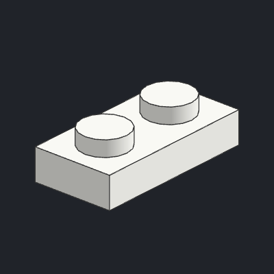 Plate 1 x 2