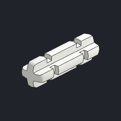 Technic, Axle  2L Notched