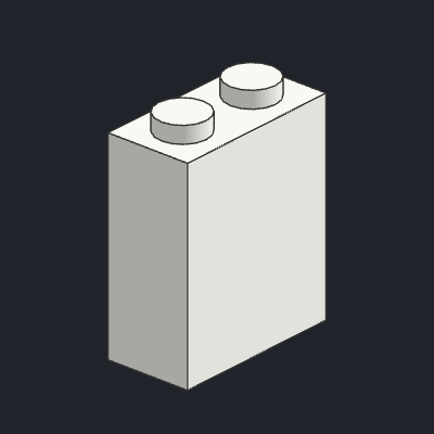Brick  1 x  2 x  2