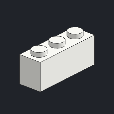 Brick 1 x 3
