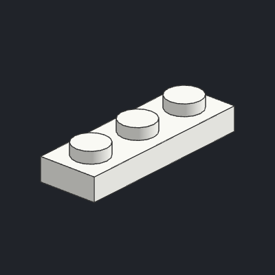 Plate 1 x 3