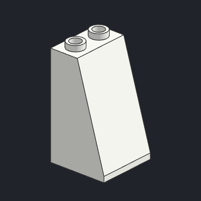 Slope 75 2 x 2 x 3 - Hollow Studs