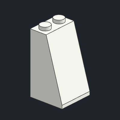 Slope 75 2 x 2 x 3 - Solid Studs