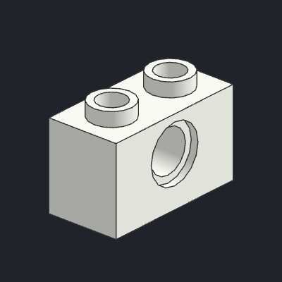 Technic, Brick 1 x 2 with Hole