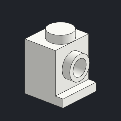Brick, Modified 1 x 1 with Headlight