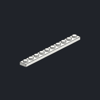 Plate 1 x 10