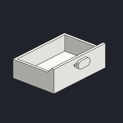 Container, Cupboard 2 x 3 Drawer