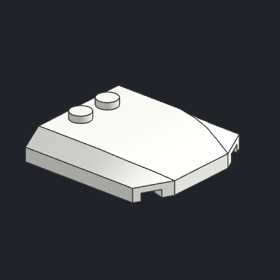 Wedge 4 x 4 x 2/3 Triple Curved