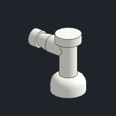 Tap 1 x 1 with Hole in Nozzle End