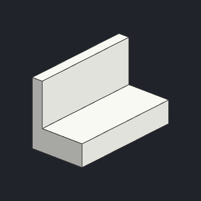 Panel 1 x 2 x 1