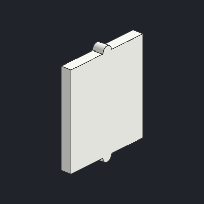 Glass for Window 1 x 2 x 2 Flat Front