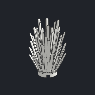Plant Prickly Bush 2 x 2 x 4
