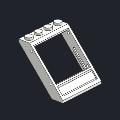 Window 4 x 4 x 3 Roof with Bottom Panel