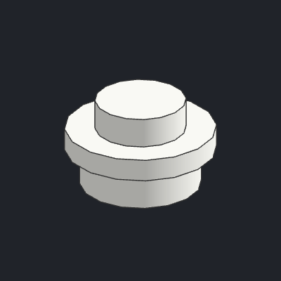 Plate, Round 1 x 1