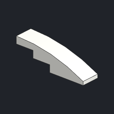 Slope, Curved 4 x 1