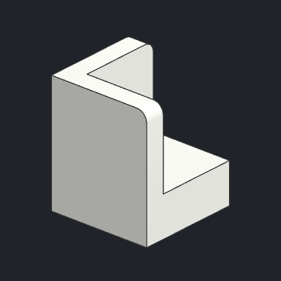 Panel 1 x 1 x 1 Corner