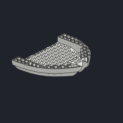 Boat, Hull Brick 16 x 13 x 2