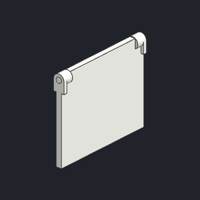 Glass for Window 1 x 4 x 3 - Opening