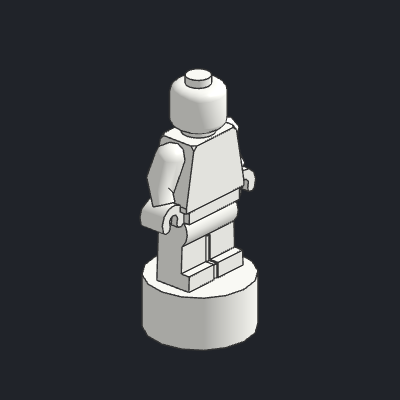 Minifigure, Utensil Statuette / Trophy