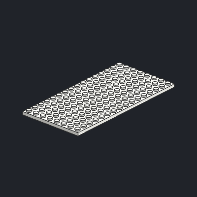 Plate 8 x 16