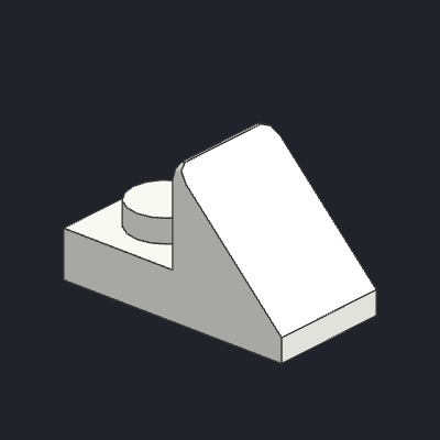 Slope 45 2 x 1 with 2/3 Cutout